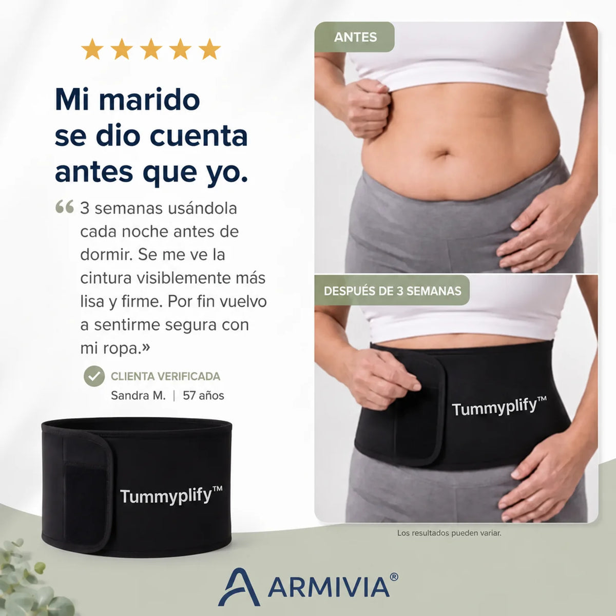 Tummyplify™ — Reconstrucción pasiva del colágeno